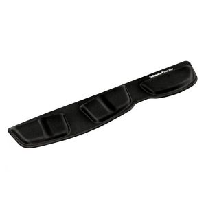 Apoya muñeca Keyboard negro hilado