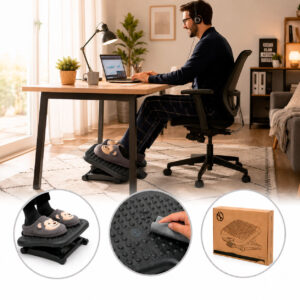 Reposa Apoya Pies - Ergonómico - Regulable 3 posiciones F6031 - Modelo LBC