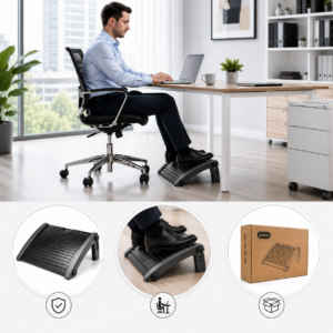 Apoya Pies Ergonómico AIDATA One Piece - para Oficina y Home