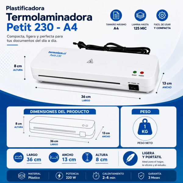 Plastificadora Petit 230