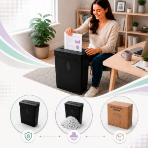 Máquina Trituradora y Destructora de Papel Micro Corte P4