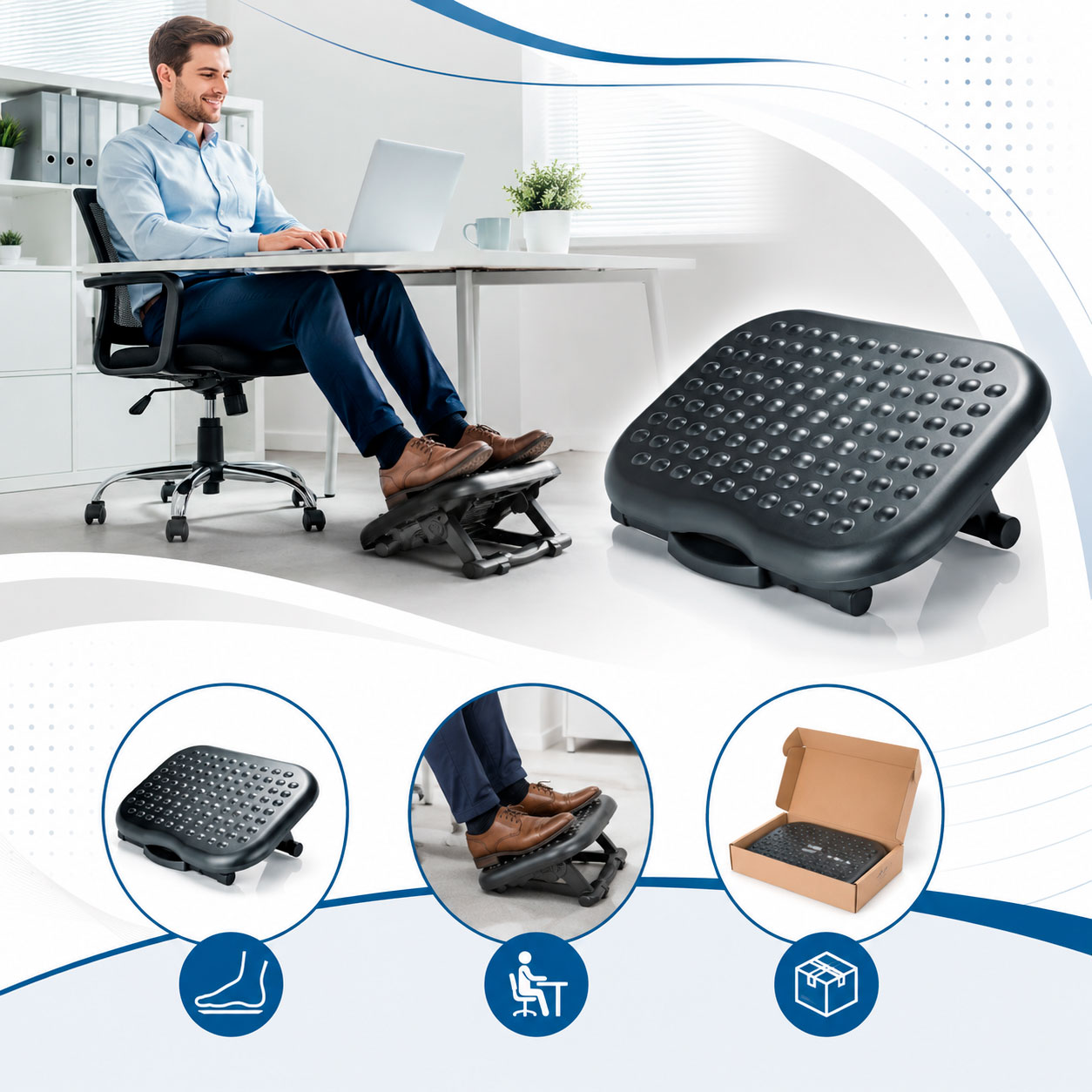 Apoyapiés Ergonómico Relaxing Super Fit Aidata