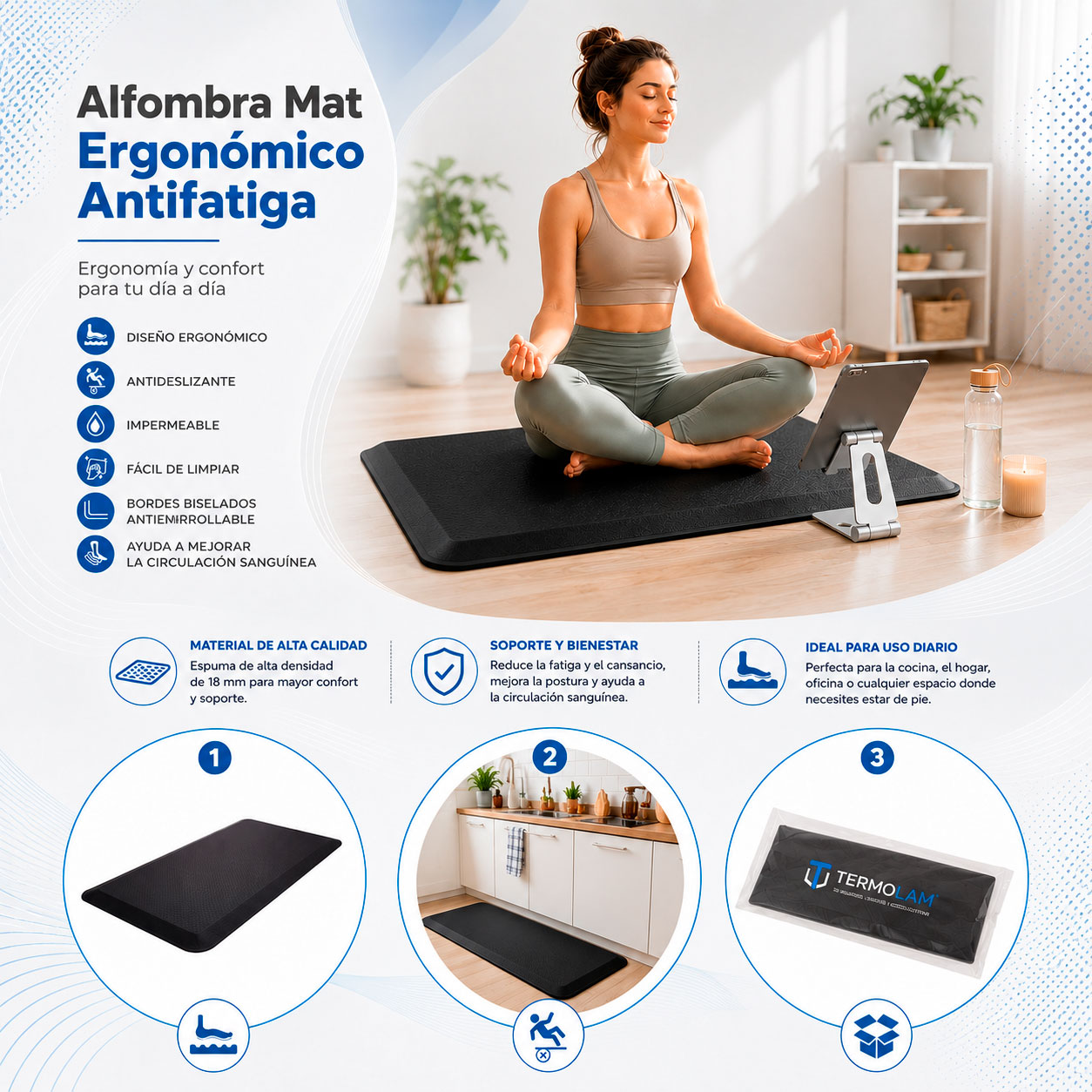 Alfombra Mat - Ergonómico - Antifatiga - Imagen 4
