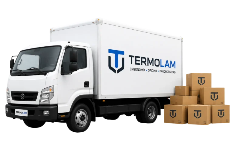Cami&oacute;n y cajas de despacho Termolam