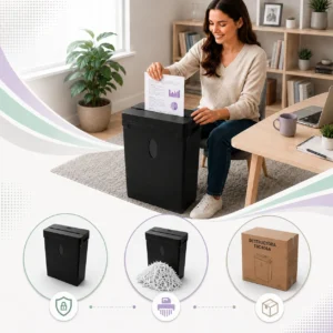 Máquina Trituradora y Destructora de Papel Micro Corte P4